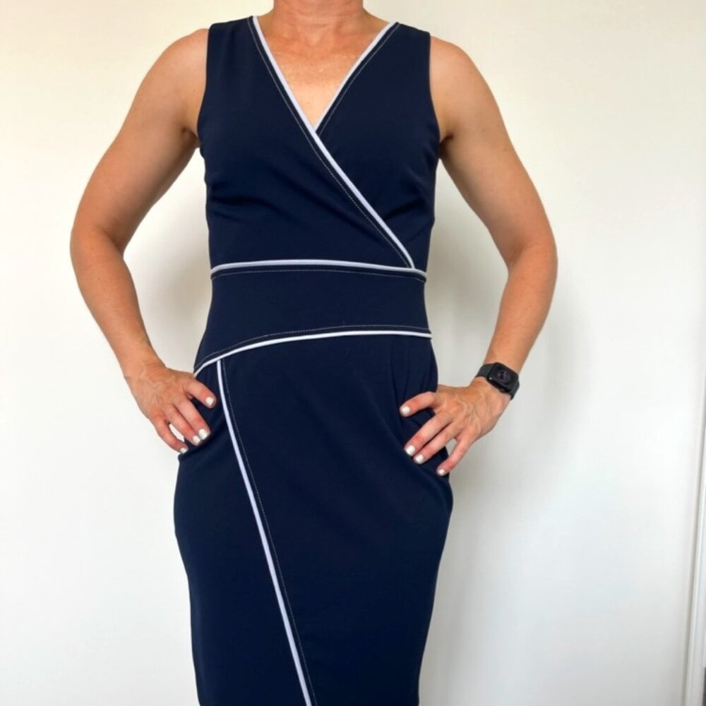 Donna Karen Blue Dress – Size 2